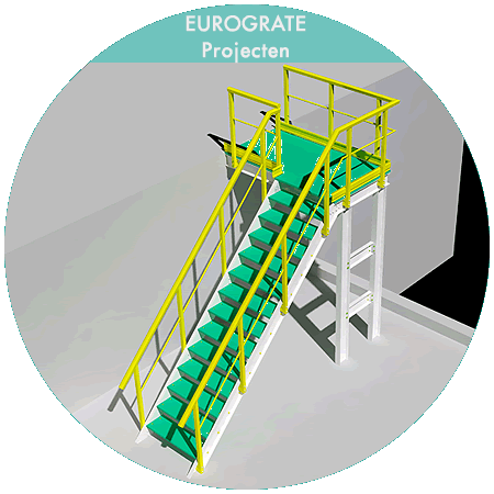 3D technical design of vertical ladders